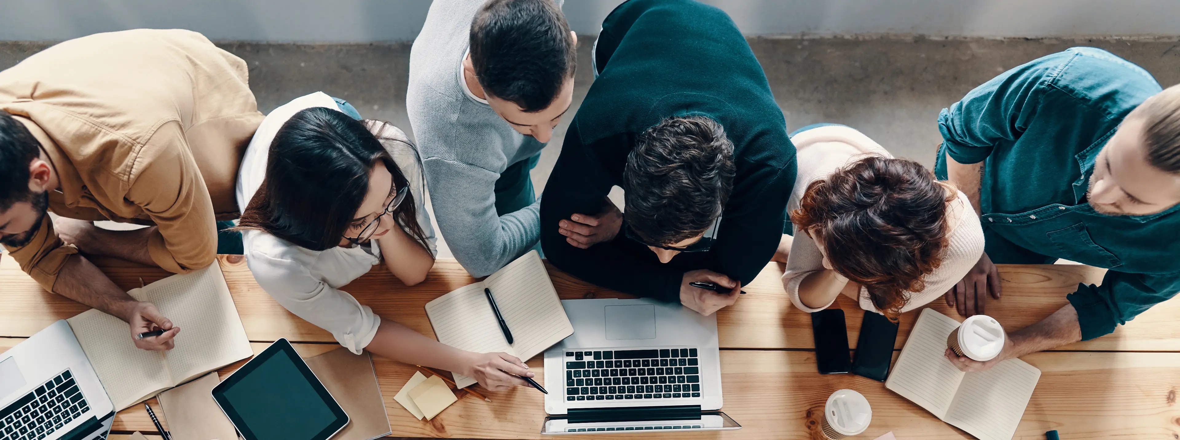 The Altitude IT team working together